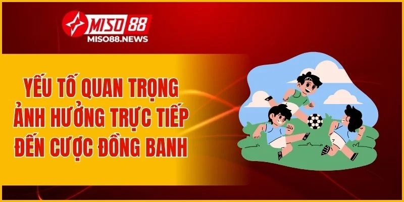 Yếu tố quan trọng ảnh hưởng trực tiếp đến cược đồng banh